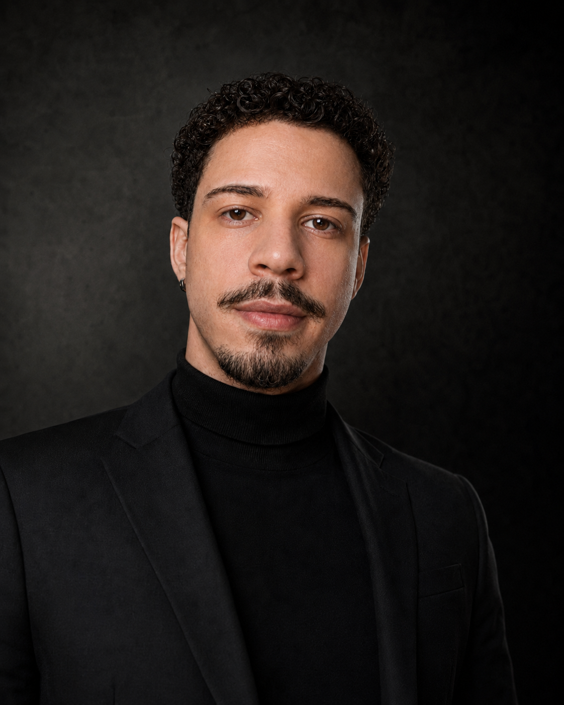 Retrato profissional de Rafa Wells, fundador e estrategista da Midas Touch